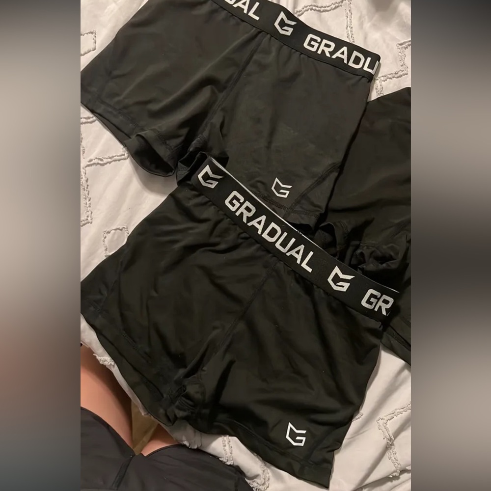 Women's Black Athletic Shorts - Pack